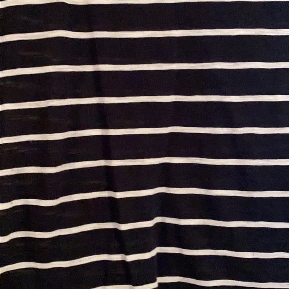 SO navy and white striped perfect scoop neck tee - Picture 2 of 3